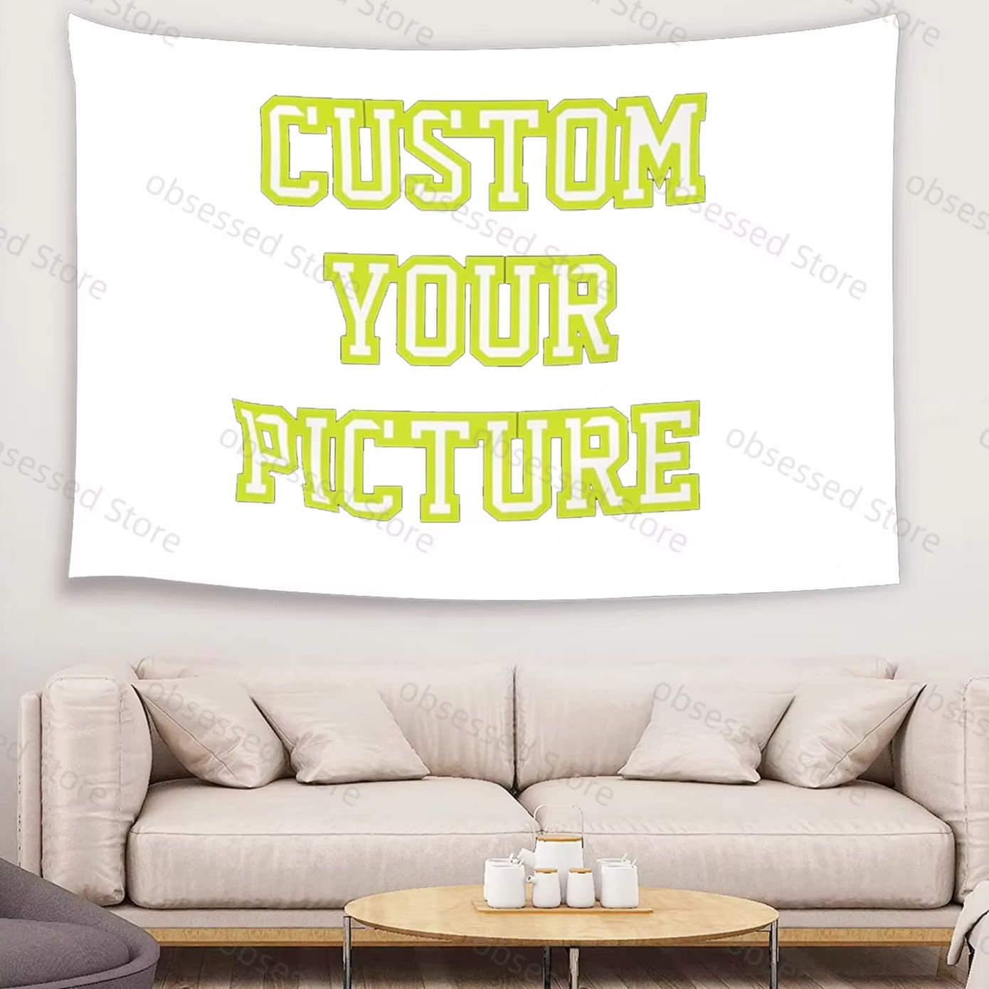 Your Home Textiles - 写真をカスタマイズしたタペストリー印刷、部屋の壁掛け装飾、タペストリーのカスタマイズ、ホームテキスタイル製品