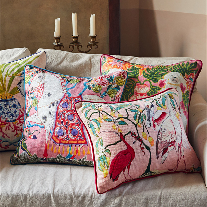 Pillow Cover 20X20 - 20x20インチの柔らかく快適な装飾用正方形クッションカバー、家庭用ソファ、カウチ、ベッド、オフィス、車、高級感のある枕カバー