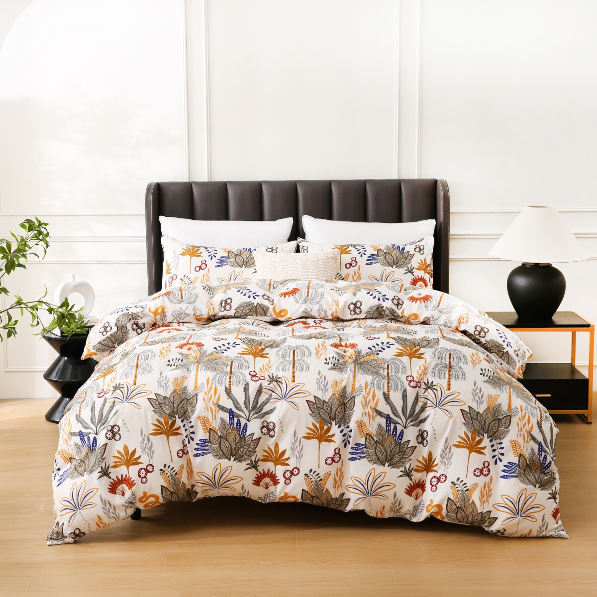 Home Textiles Manufacturer - 多国籍の花柄ボヘミアンプリント掛け布団カバー、ホームテキスタイル、寝具セットの卸売（メーカーから）
