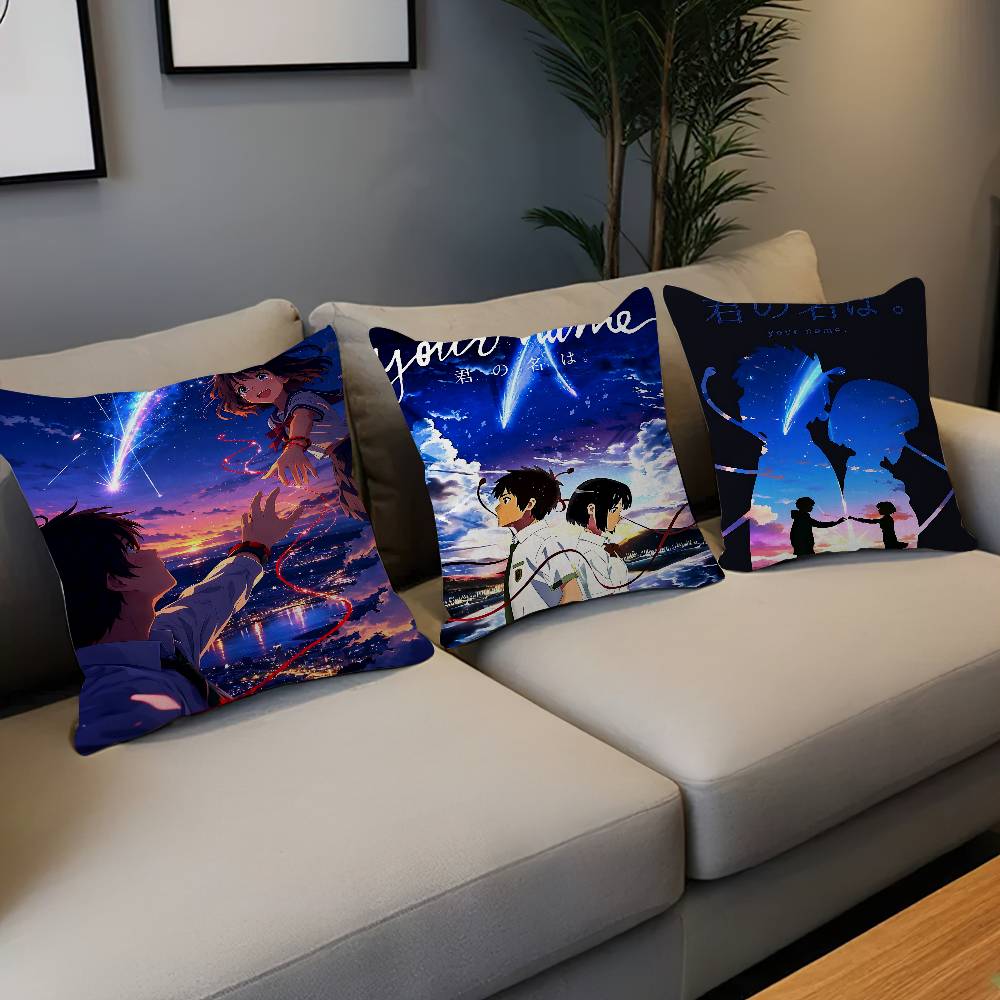 クラシックアニメ「君の名は」枕アニメ枕ソファベッドヘッド枕カ - Your Home Textiles のレビューと価格