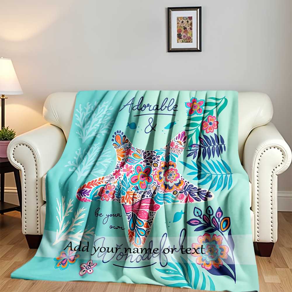 カスタムあなたの名前またはテキスト、魅力的な手描きのヒトデブ - Your Home Textiles のレビューと価格