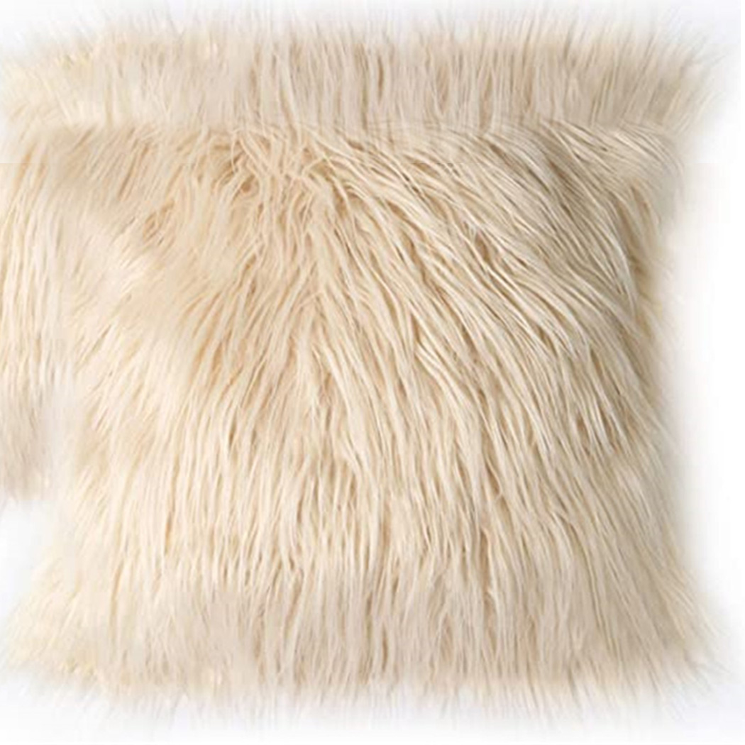 長くて柔らかい毛皮の枕カバー,豪華な正方形の豪華な枕カバー, - Home Textiles Luxury のレビューと価格