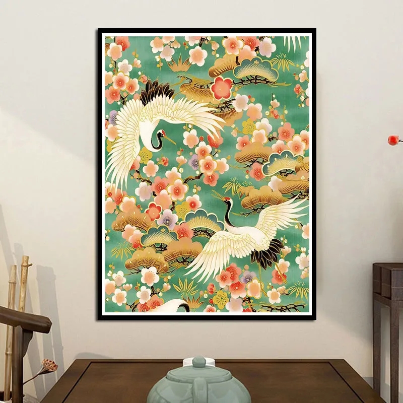 DIYクロスステッチの完全なキット,プリント生地,赤いクラウ - Home Textiles Discount のレビューと価格