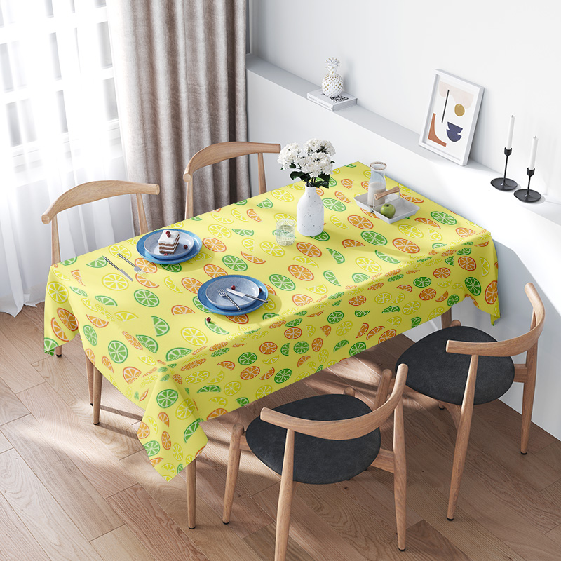フルーツプリントのテーブルクロス: ダイニングルームに活気に - Your Home Textiles のレビューと価格