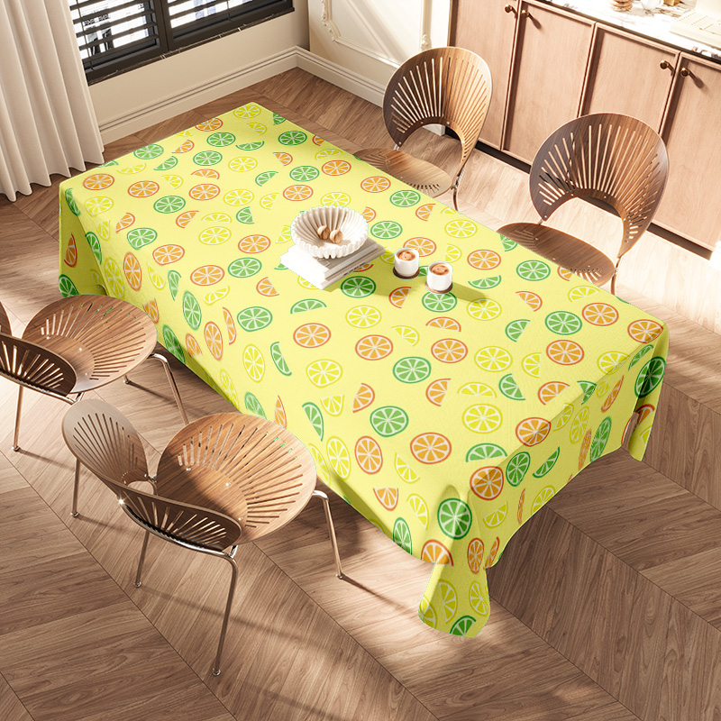 フルーツプリントのテーブルクロス: ダイニングルームに活気に - Your Home Textiles のレビューと価格