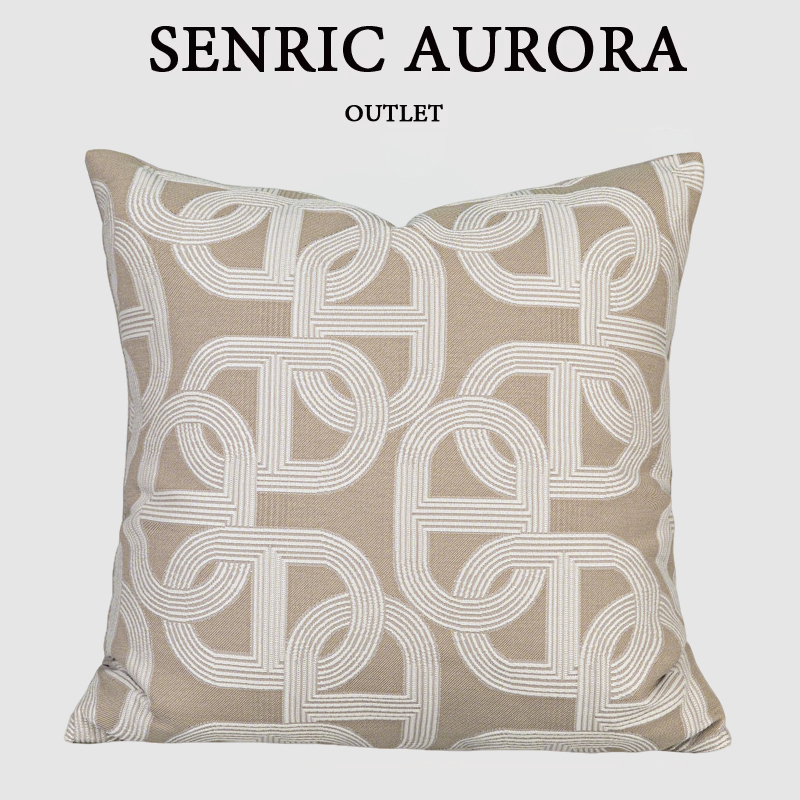 デザインラグジュアリークッションカバー 45x45cm ミル - Pillow Cover 20X20 のレビューと価格