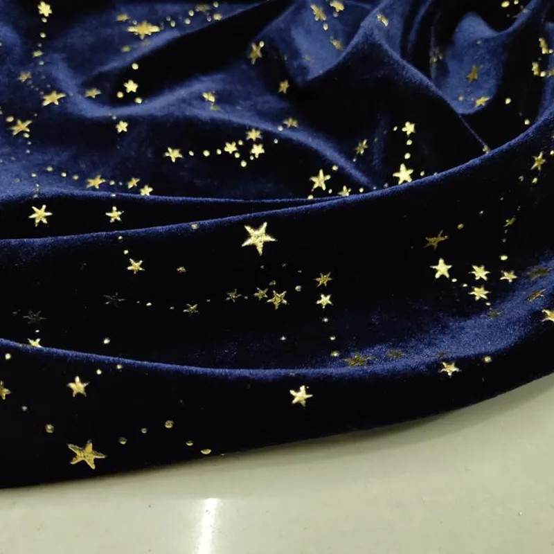 ベルベット生地,エレガント,シルキーゴールドスター,きらめく - Home Textiles Luxury のレビューと価格
