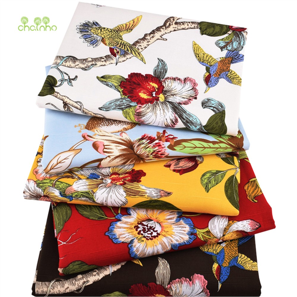 チェーンホ-花柄の生地,綿と花柄,ソファとカーテン用の手作り - Home Textiles Discount のレビューと価格