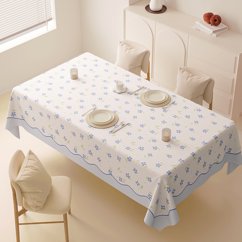 韓国風の花柄プリント、防水加工のテーブルクロス。インスタ映え - Home Textiles Today News のレビューと価格