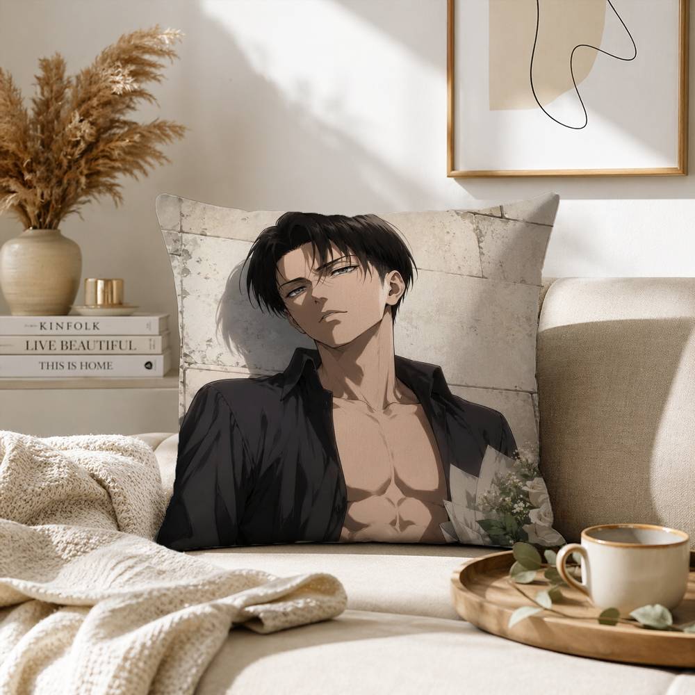 高級アニメ「進撃の巨人」枕カバー、ソファ、リビングルーム、ホ - Home Textiles Luxury のレビューと価格