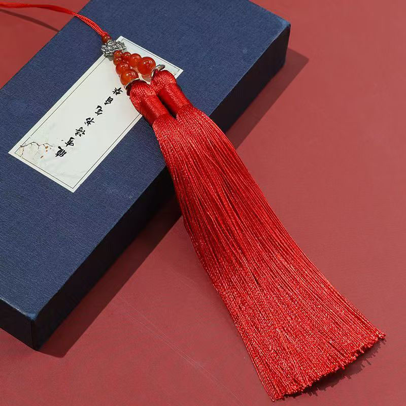 1/2個入り 15cm ダブルタッセルブラシペンダントアクセ - Home Textiles Suppliers In Usa のレビューと価格