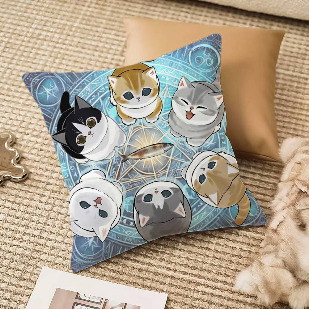 高級で可愛いモフサンド猫柄枕カバー 防ダニ 隠しファスナー  - Home Textiles Luxury のレビューと価格