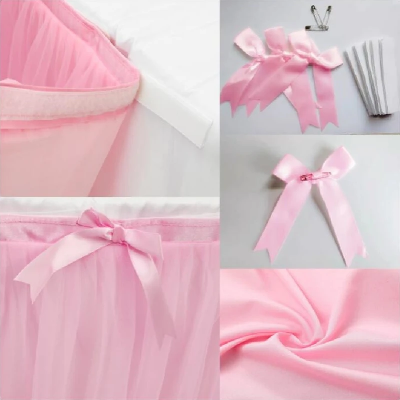 チュールのテーブルスカート、チュチュ風のフリル付きテーブルク - Home Textiles Today News のレビューと価格