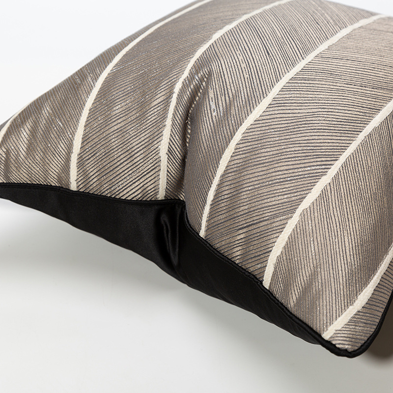 黒と白のジャカードクッション,枕カバー,長方形,ソファ用,装 - Pillow Cover 20X20 のレビューと価格